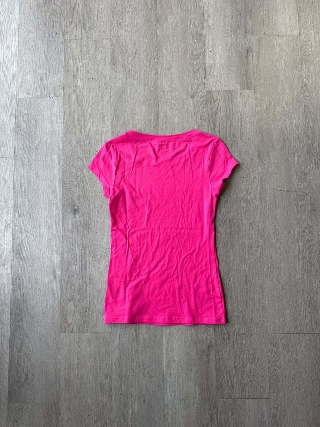 Y2K Women’s Bebe Bedazzled Logo Pink Tee