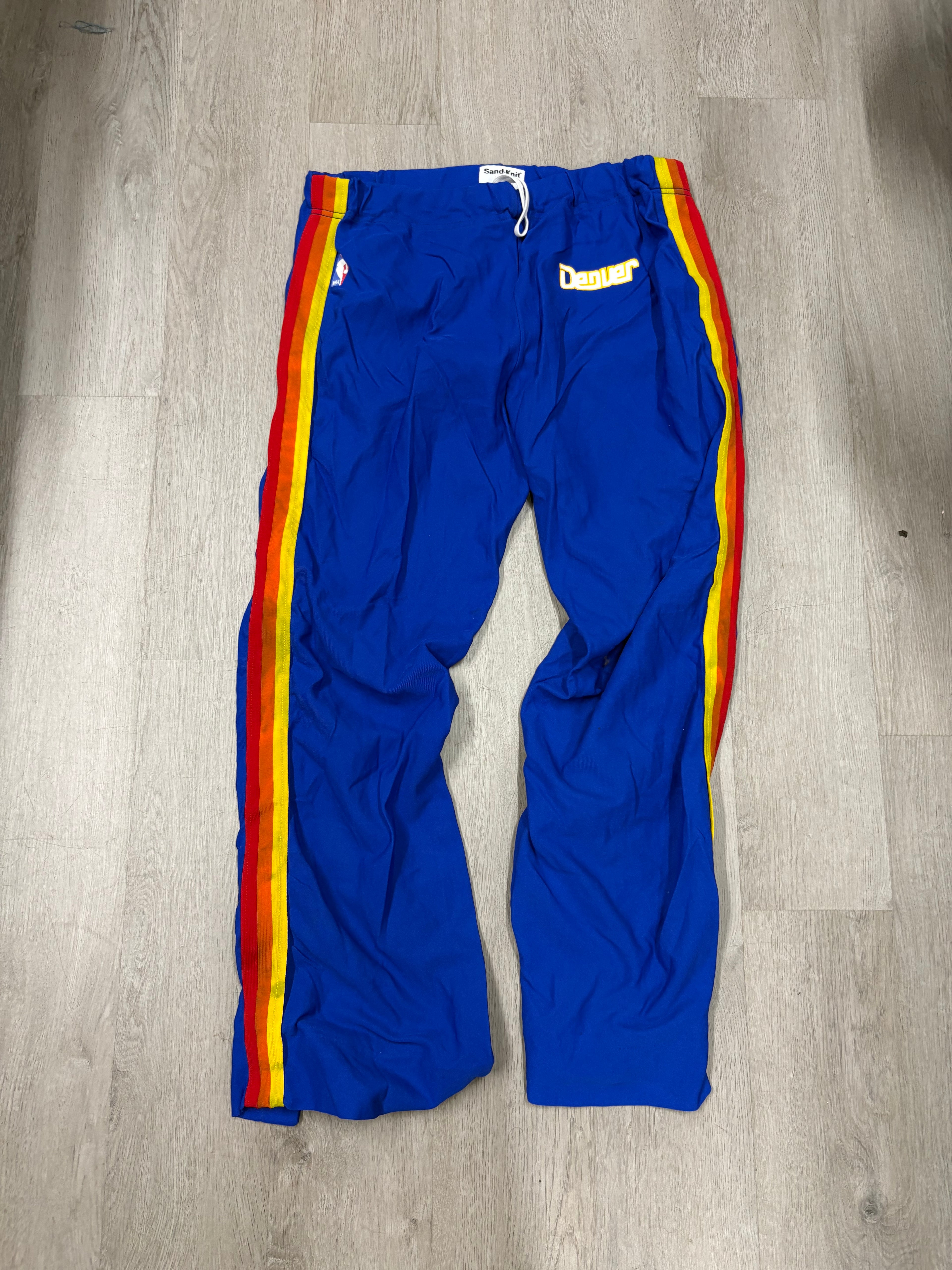 Vintage Sandknit Denver Nuggets Track Pants