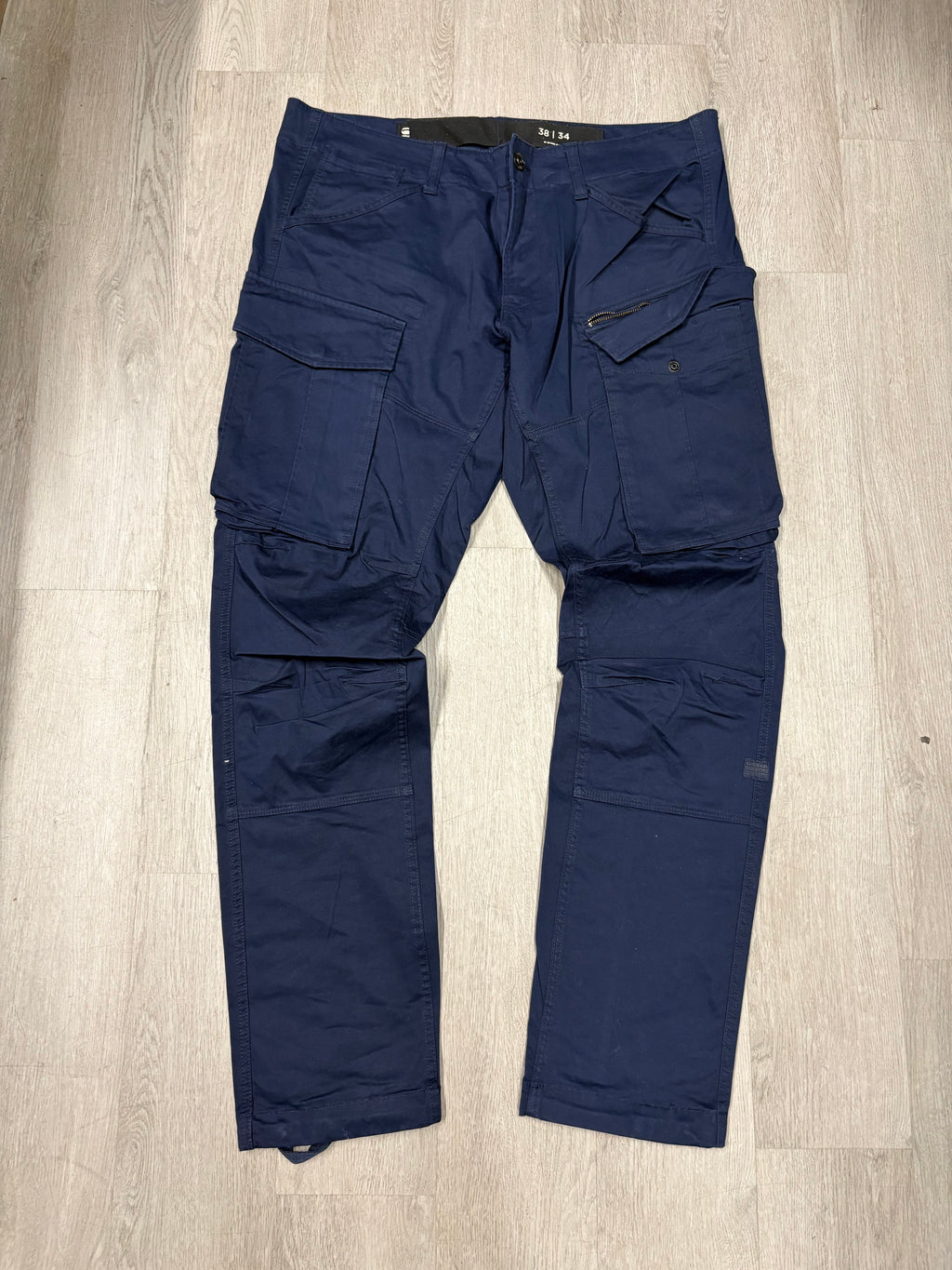 Y2K G Star Raw Blue Cargo Pants