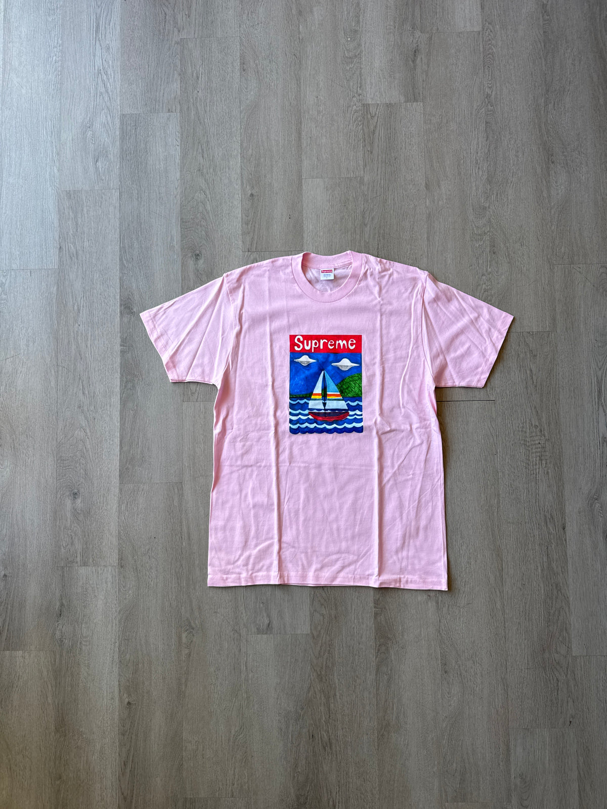Supreme Sailboat Light Pink Tee (SS20)