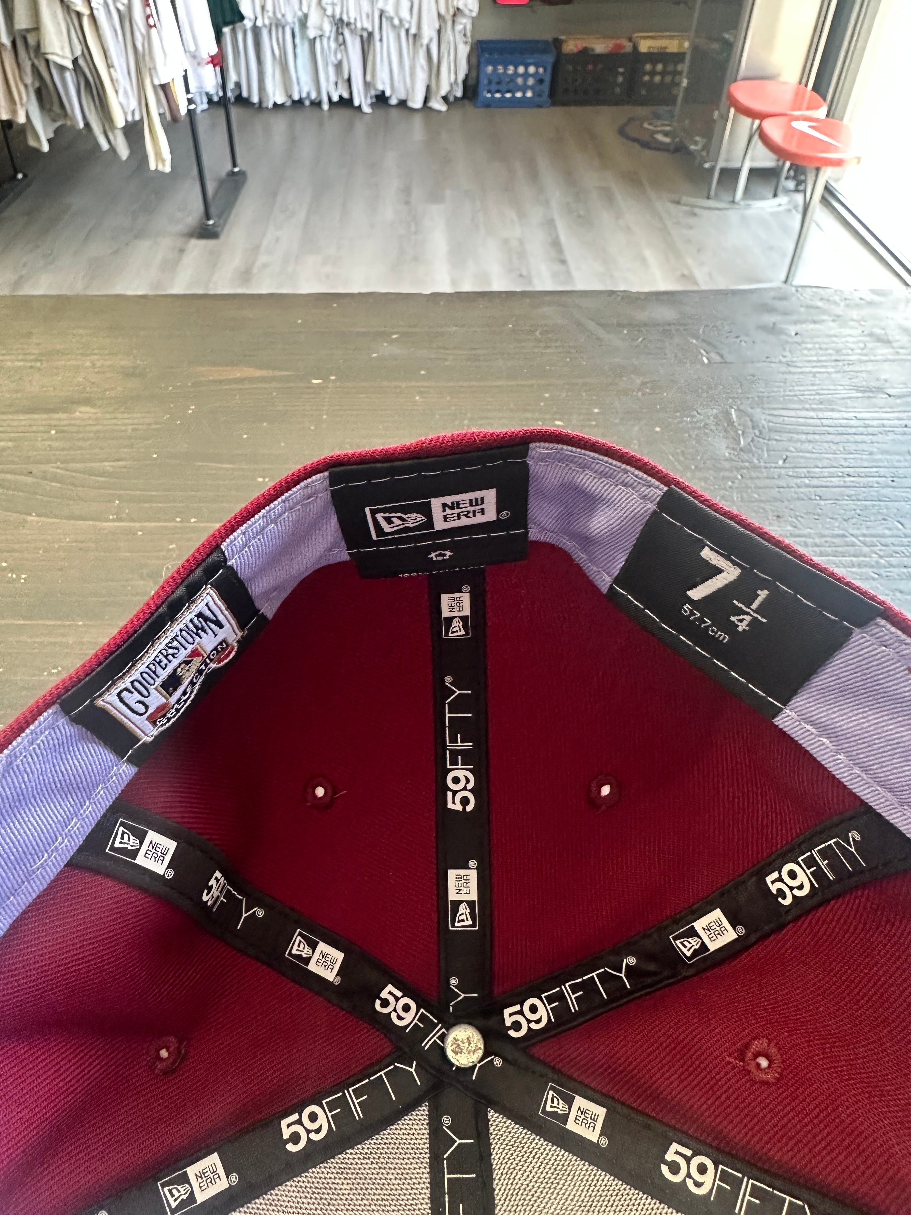 Maroon New Era Philadelphia Phillies Polarlights Collection Fitted Hat