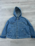 Denim Jean Jacket Hoodie