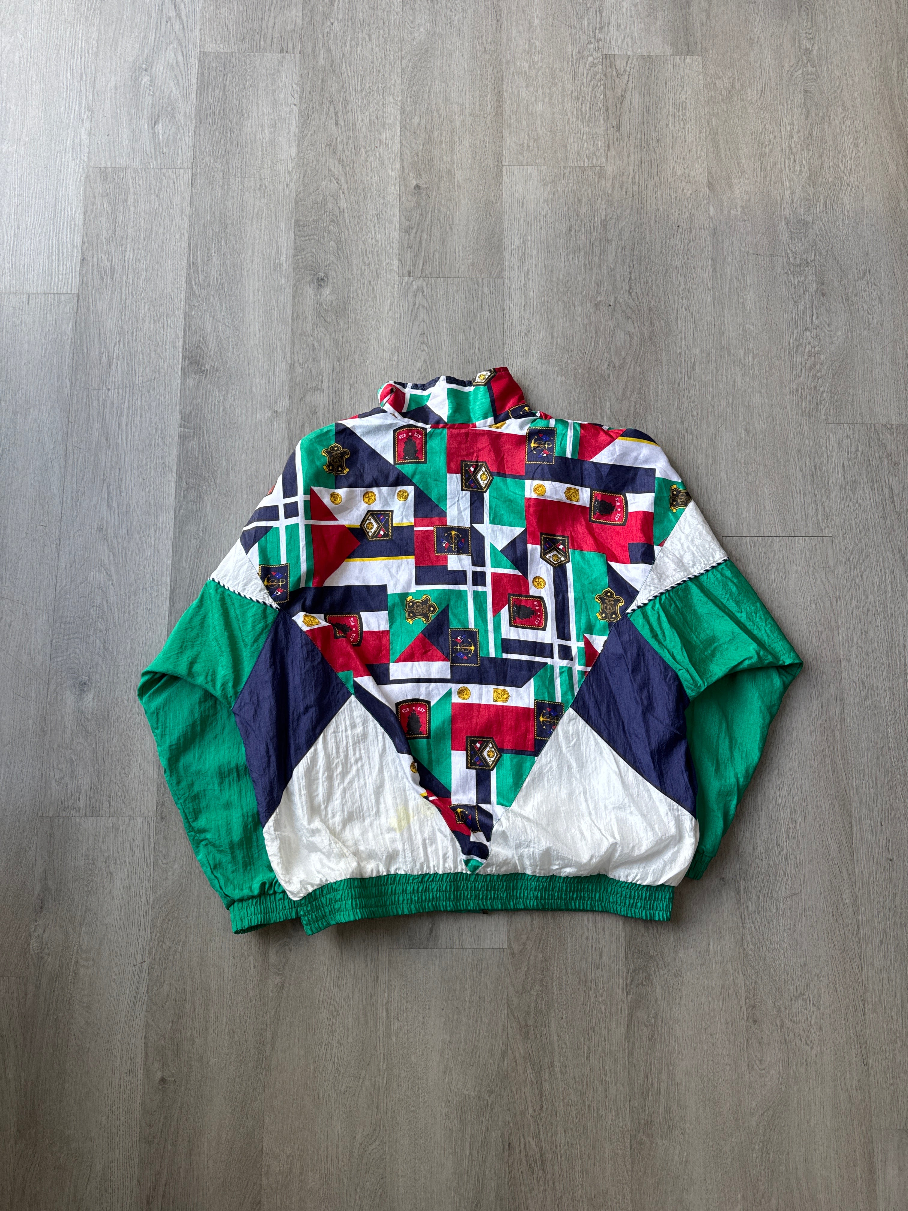 Vintage Westbound Nautical Patchwork Windbreaker Jacket