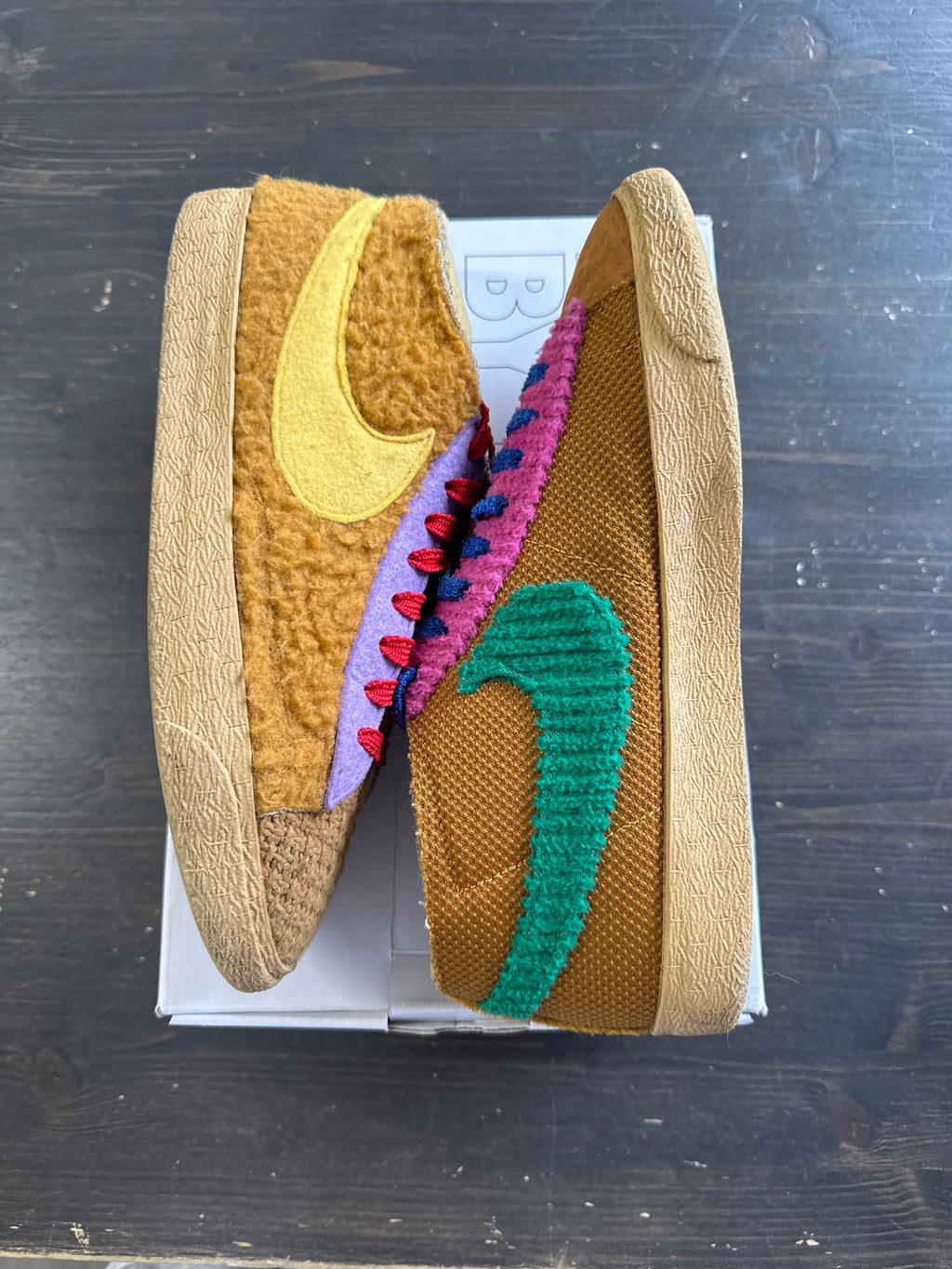 Pre-owned Nike Cactus Plant Flea Market Blazer Mid Sponge By You