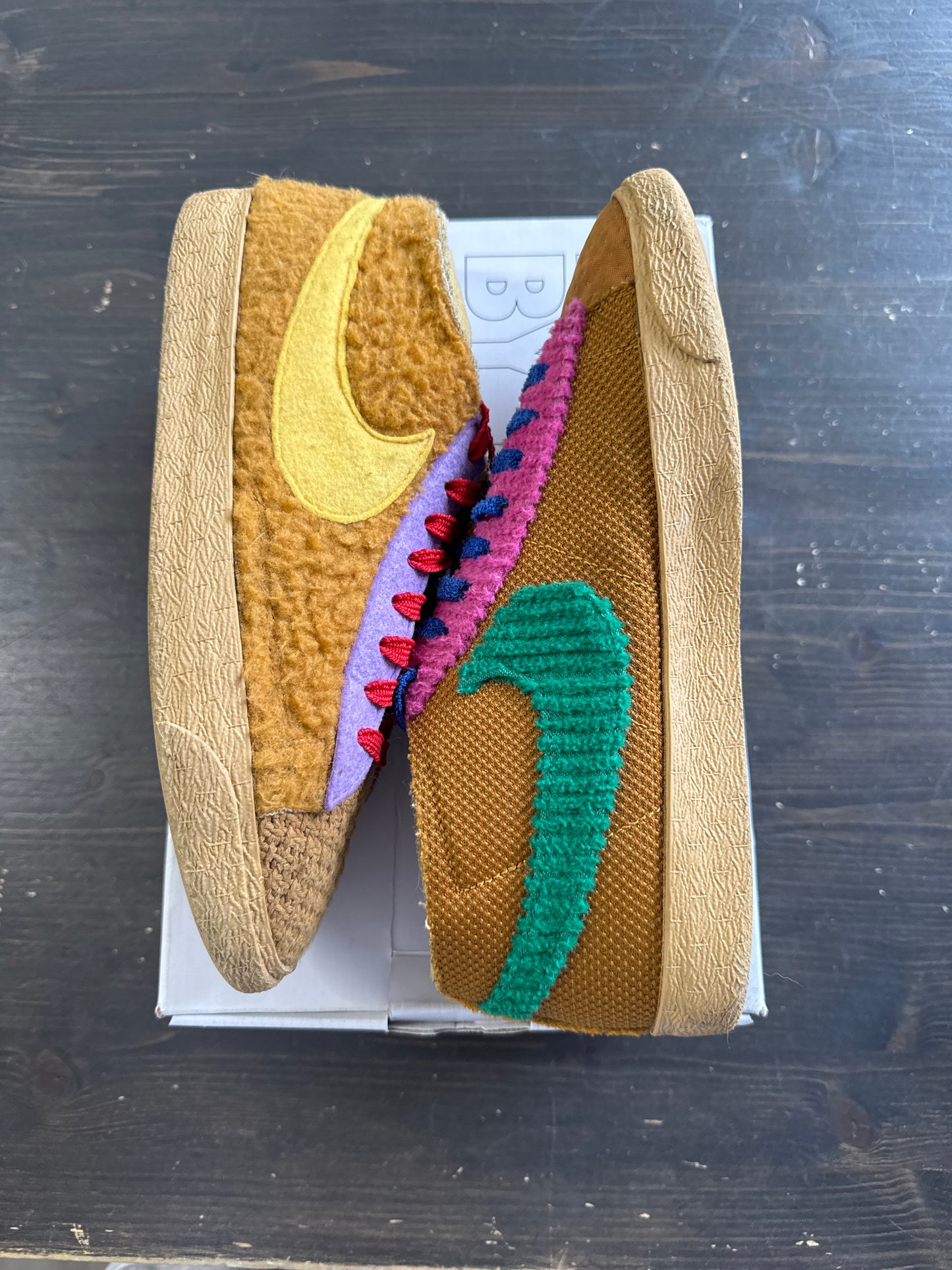 Pre-owned Nike Cactus Plant Flea Market Blazer Mid Sponge By You