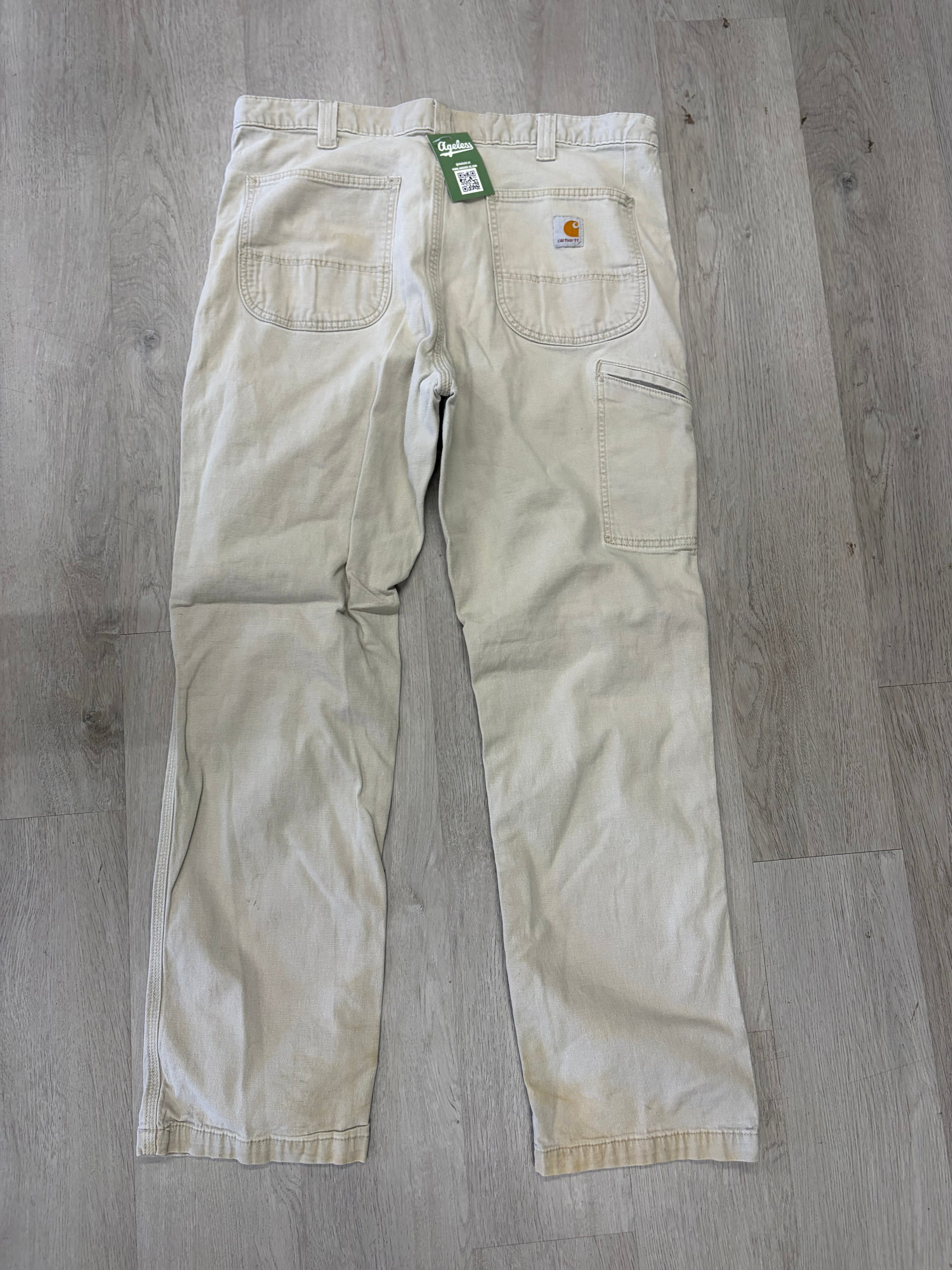 Khaki Carhartt Canvas Pants