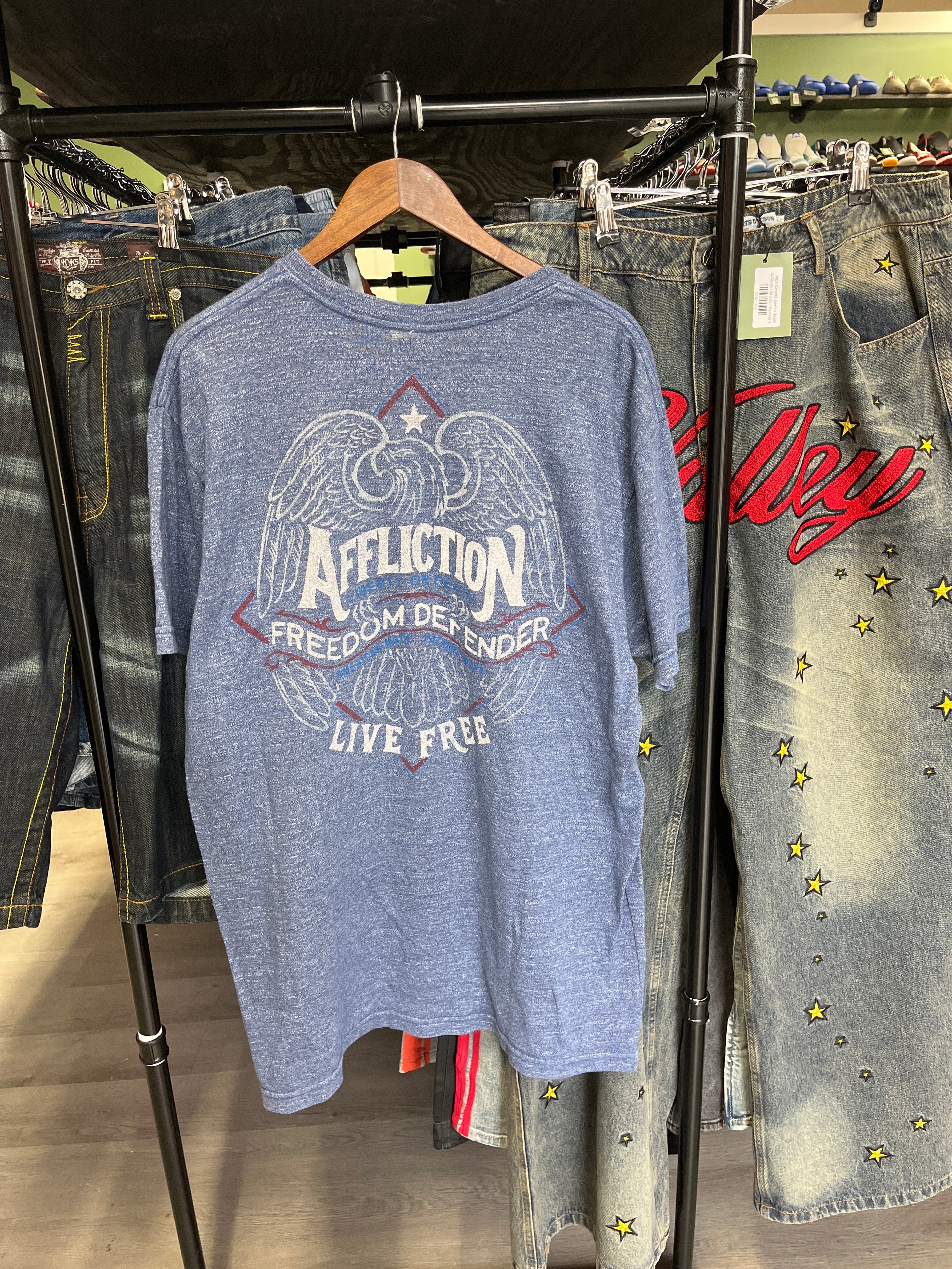 Y2K Affliction Freedom Defender Tee