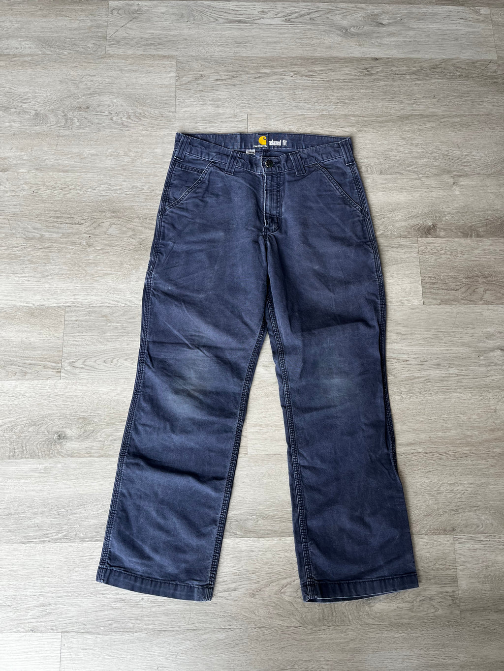 Vintage Faded Navy Carhartt Carpenter Pants
