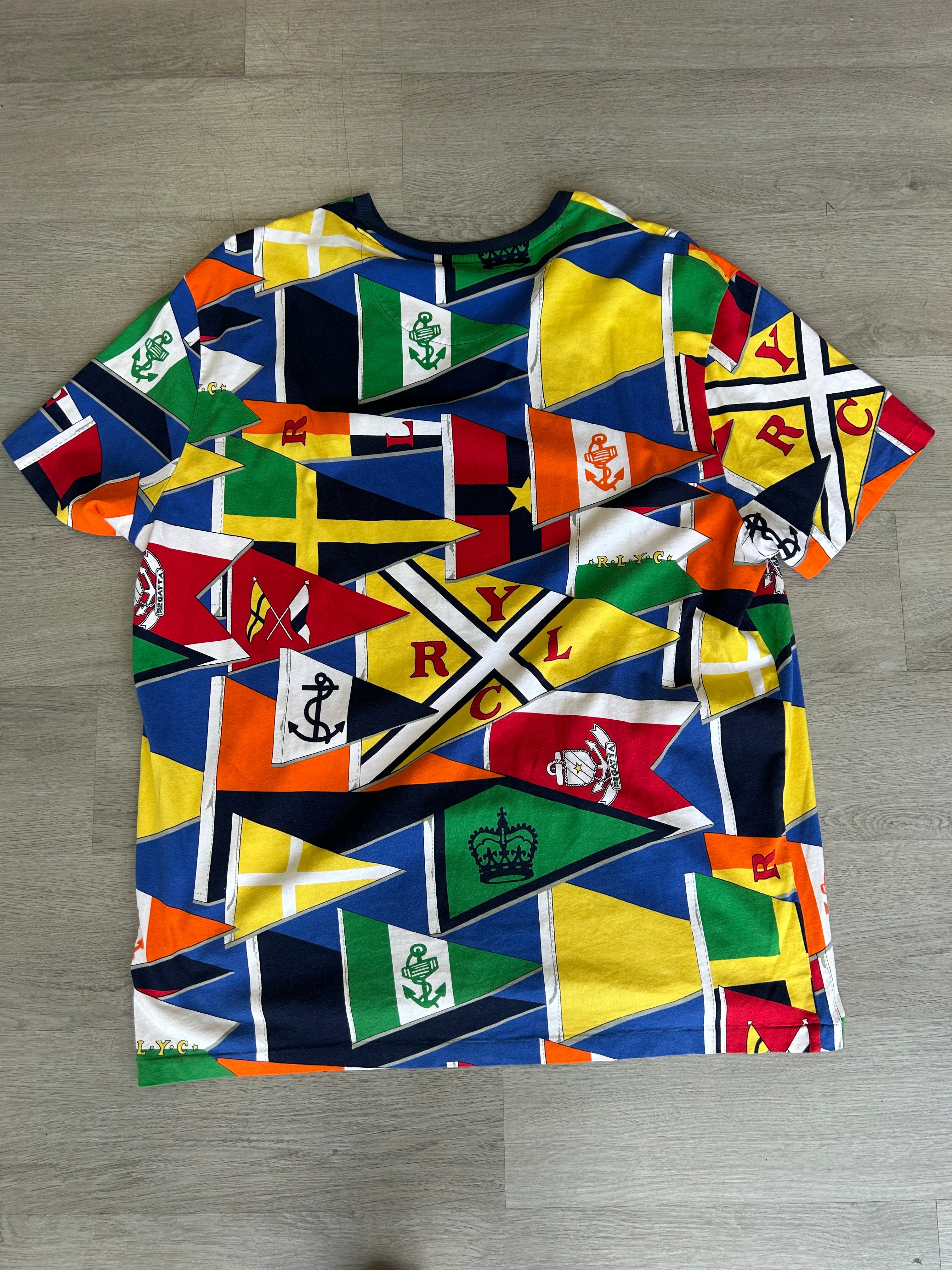 Polo Ralph Lauren Yacht Club Collection Nautical Flags Tee