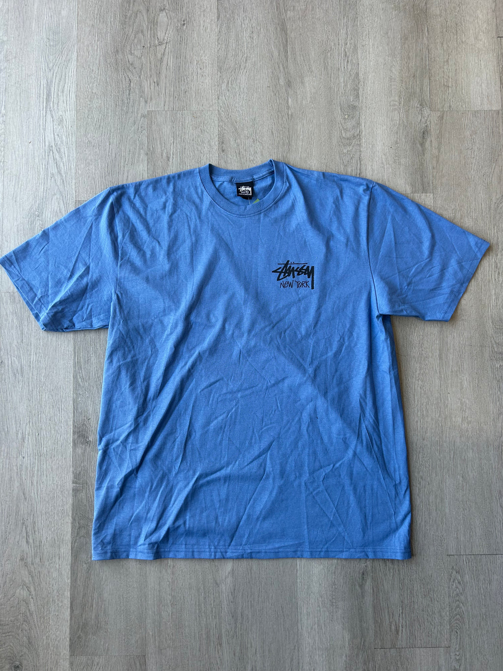 Blue Stüssy New York Chapter Tee