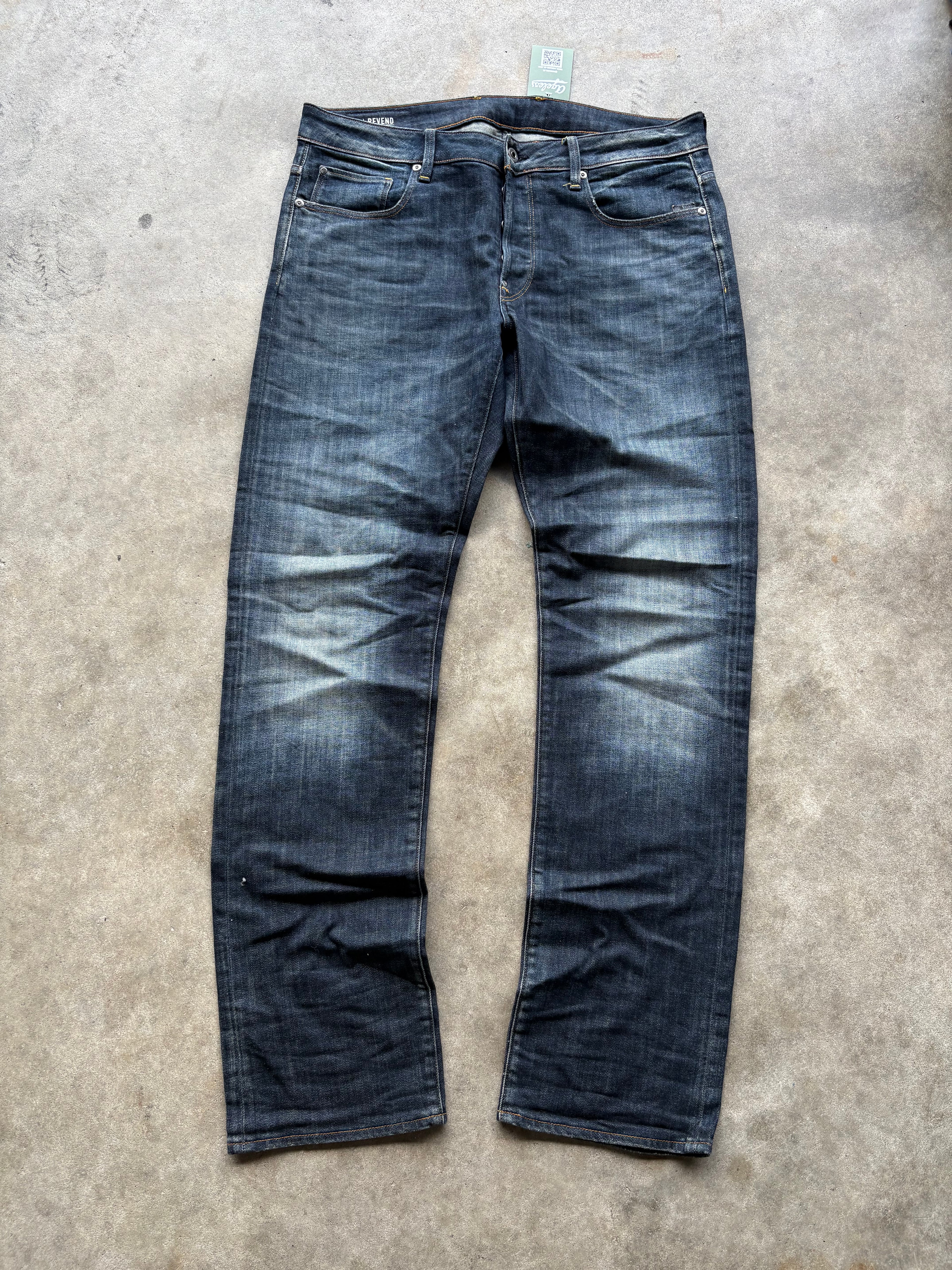 G Star Denim Faded Blue Jeans