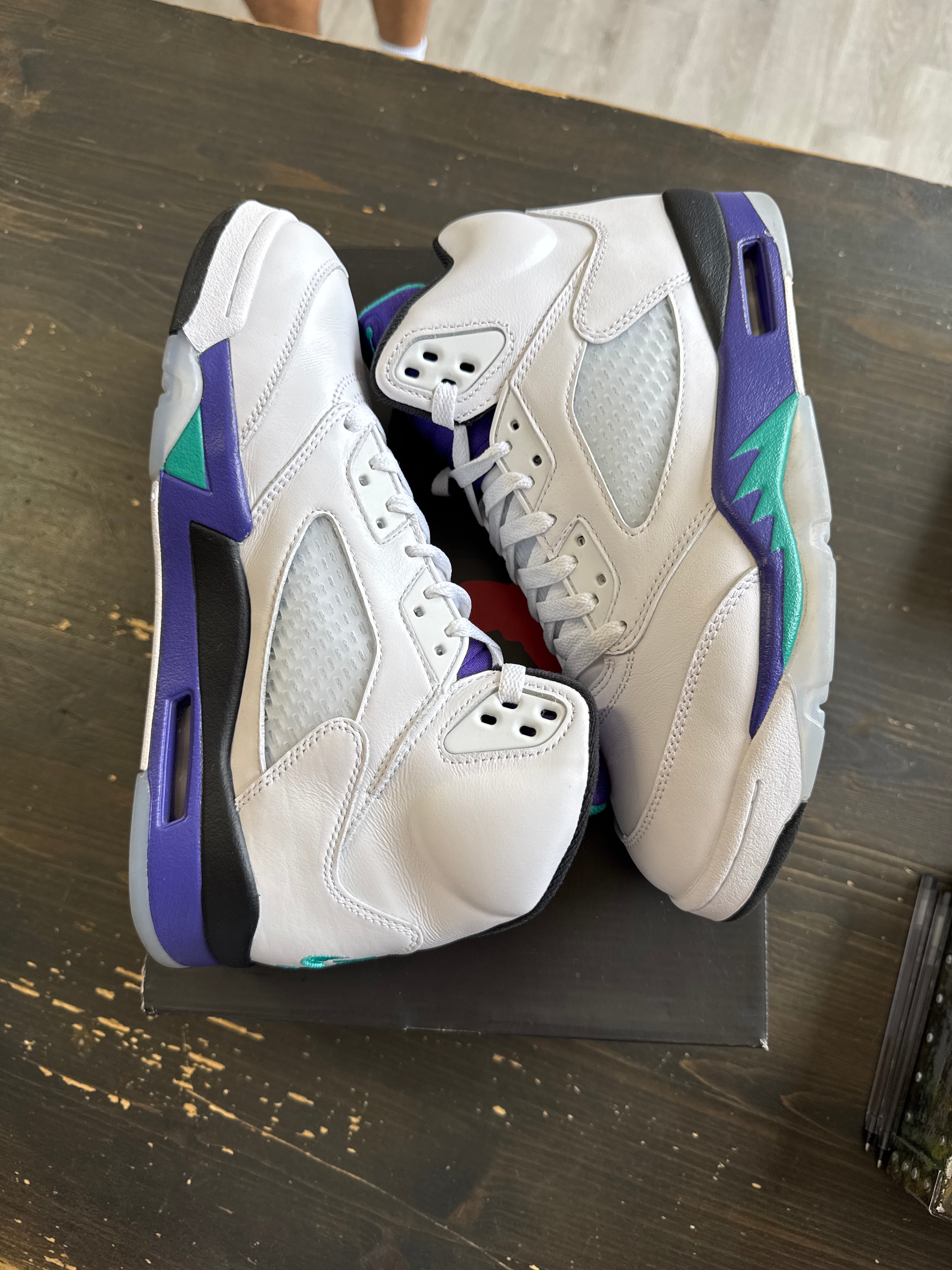 Pre-owned Jordan Retro 5 Grape 2025