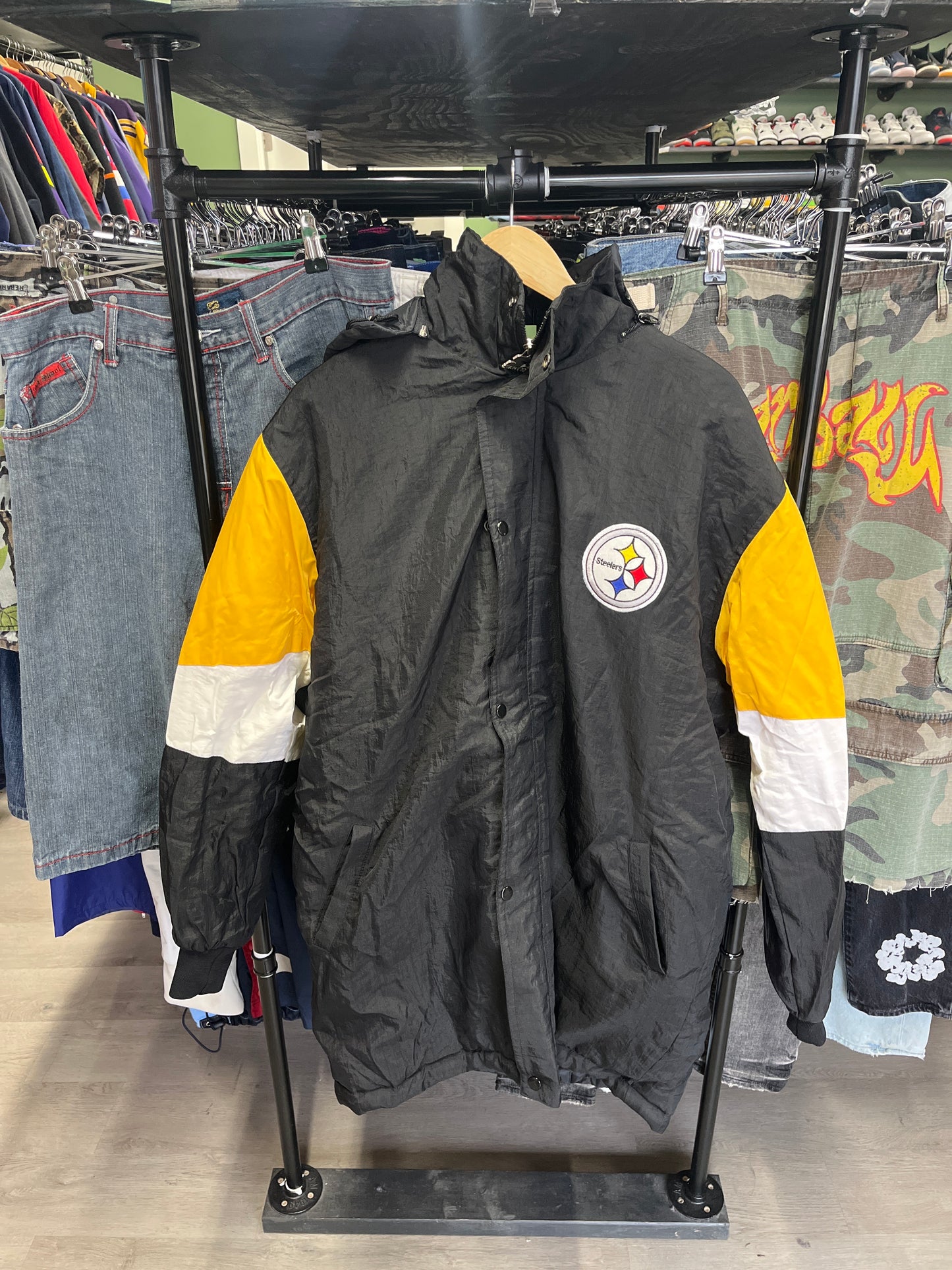 Starter Pittsburgh Steelers Puffer Coat