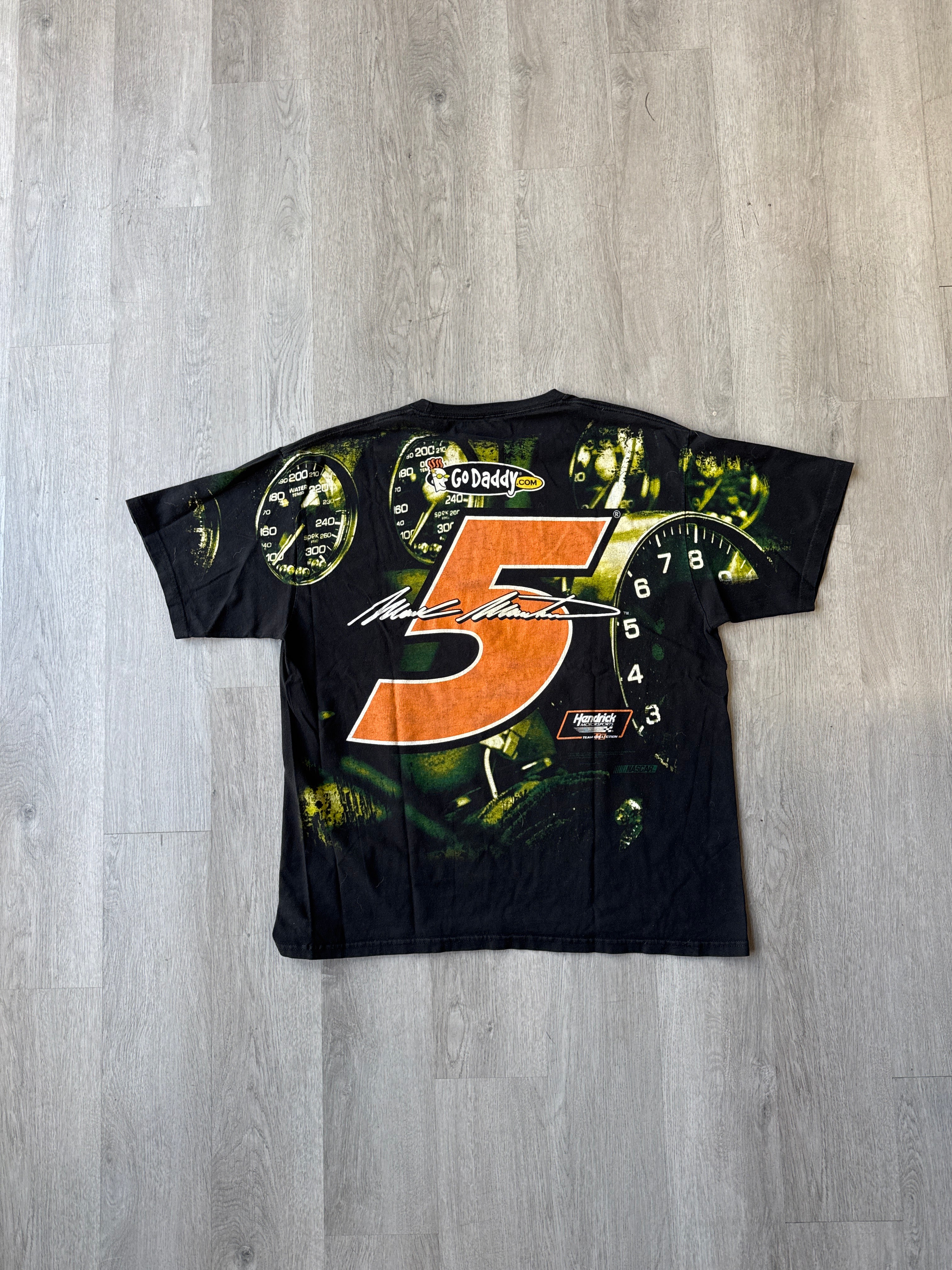 Nascar Mark Martin Go Daddy All Over Print Tee