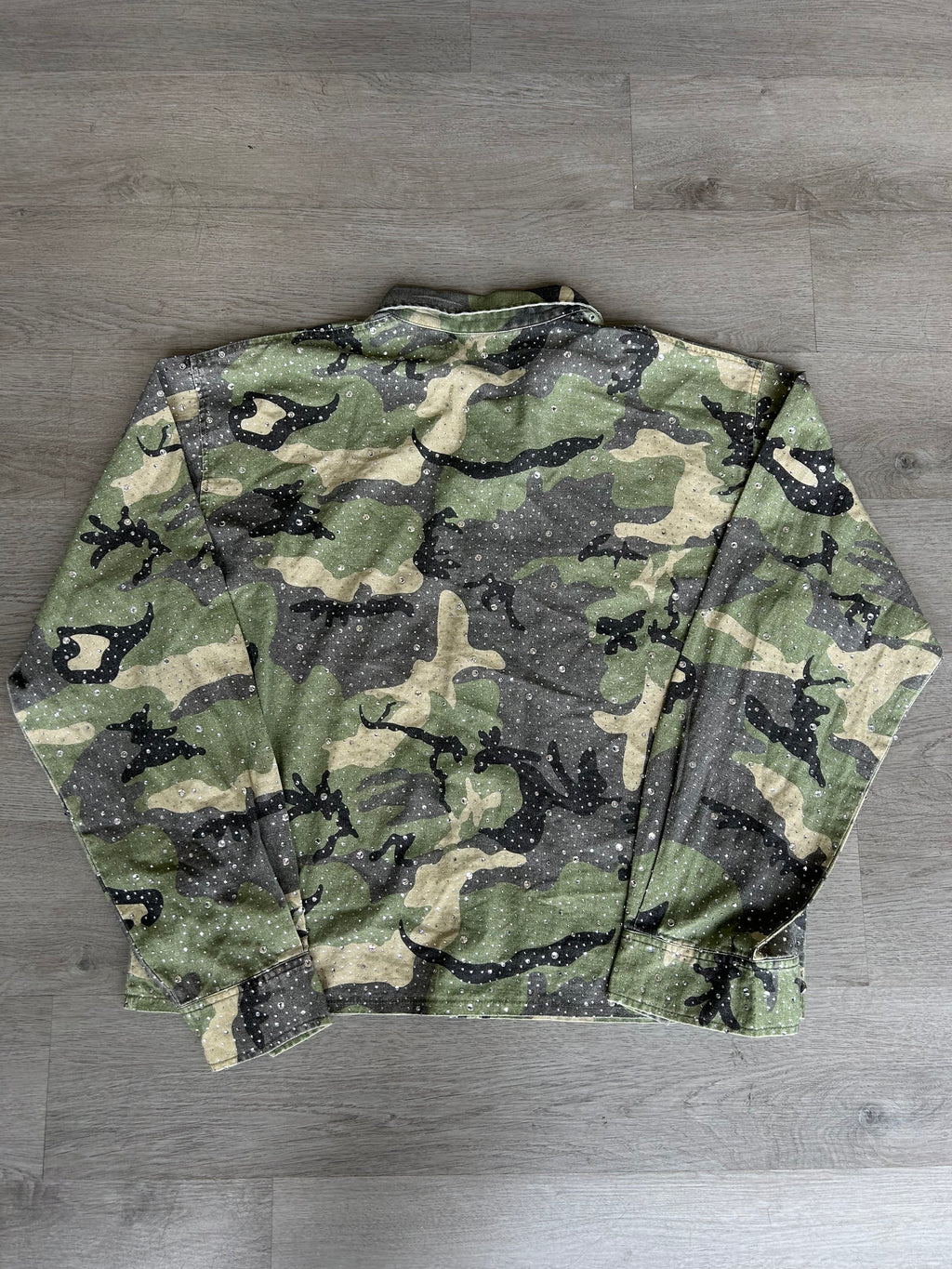 Vale Forever Soulja Bedazzled Button Up Shirt