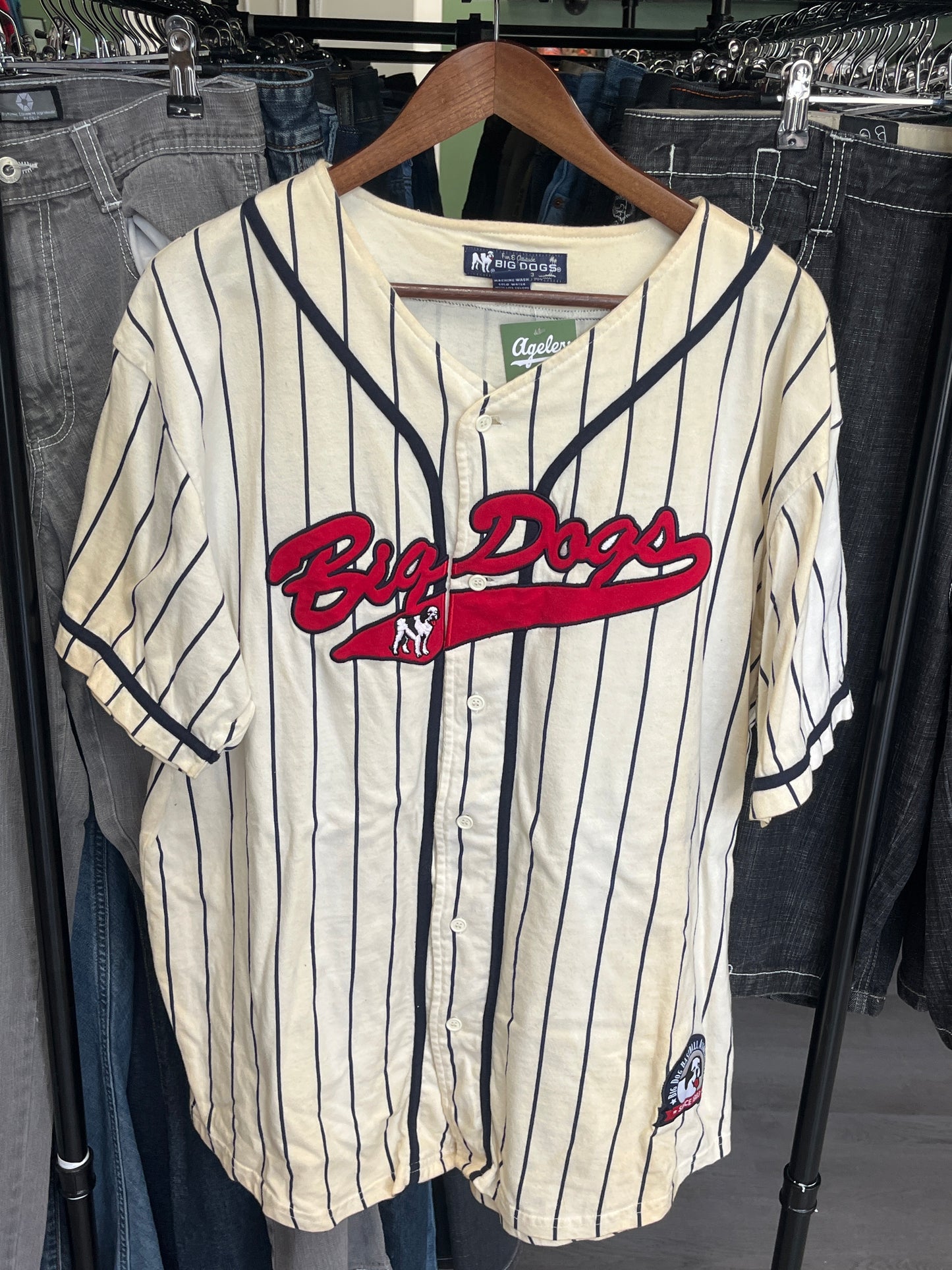 Vintage Big Dogs Embroidered Jersey