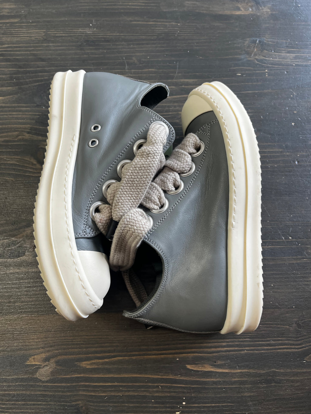 Pre Owened Rick Owens Concordians Jumbo Lace Low