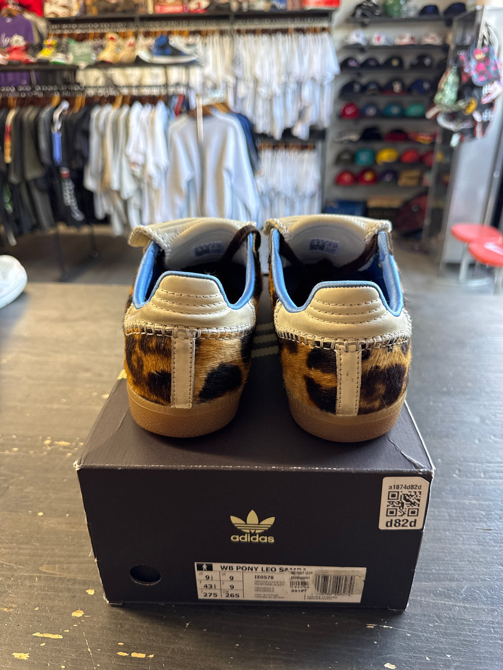 Pre-owned Adidas Samba Pony Wales Boner Leopard