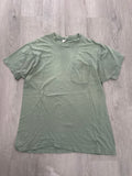Vintage Green Washed Pocket Tee
