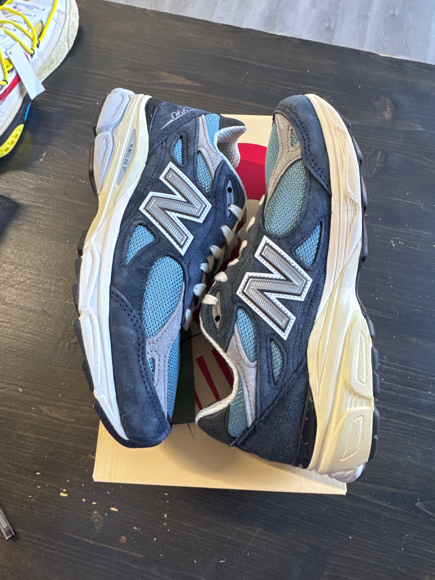 Pre-owned New Balance 990v3 Teddy Santis Navy Castlerock
