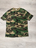 Vintage Camo Print Basic Tee