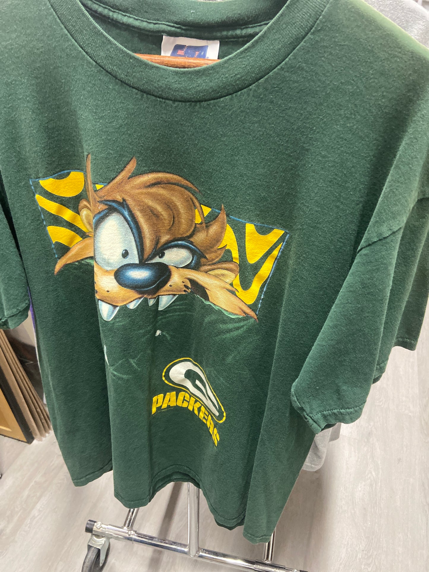 Vintage Tasmanian Green Bay Packers Tee