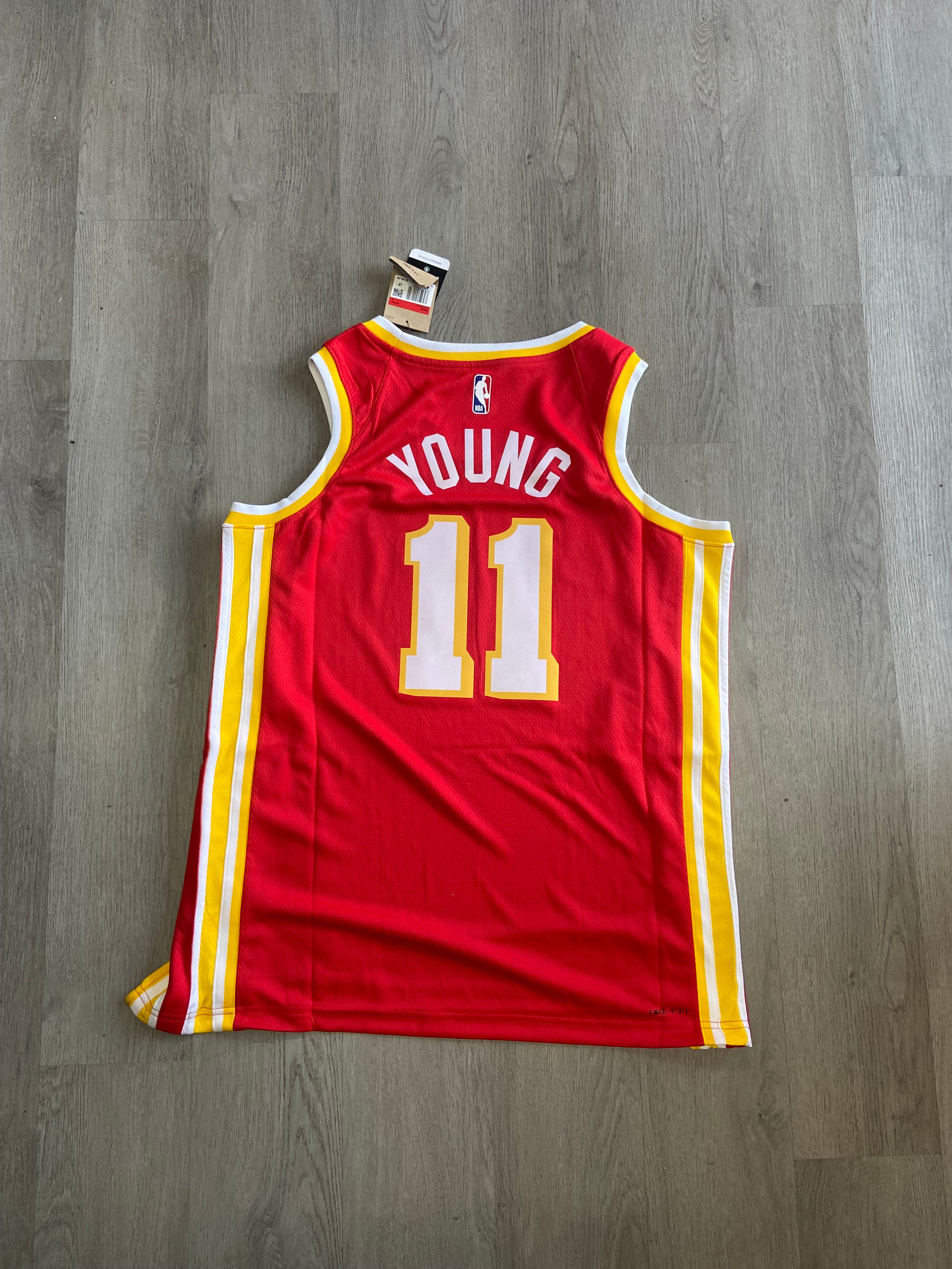 Nike Atlanta Hawks Trae Young Icon Edition Swingman Jersey