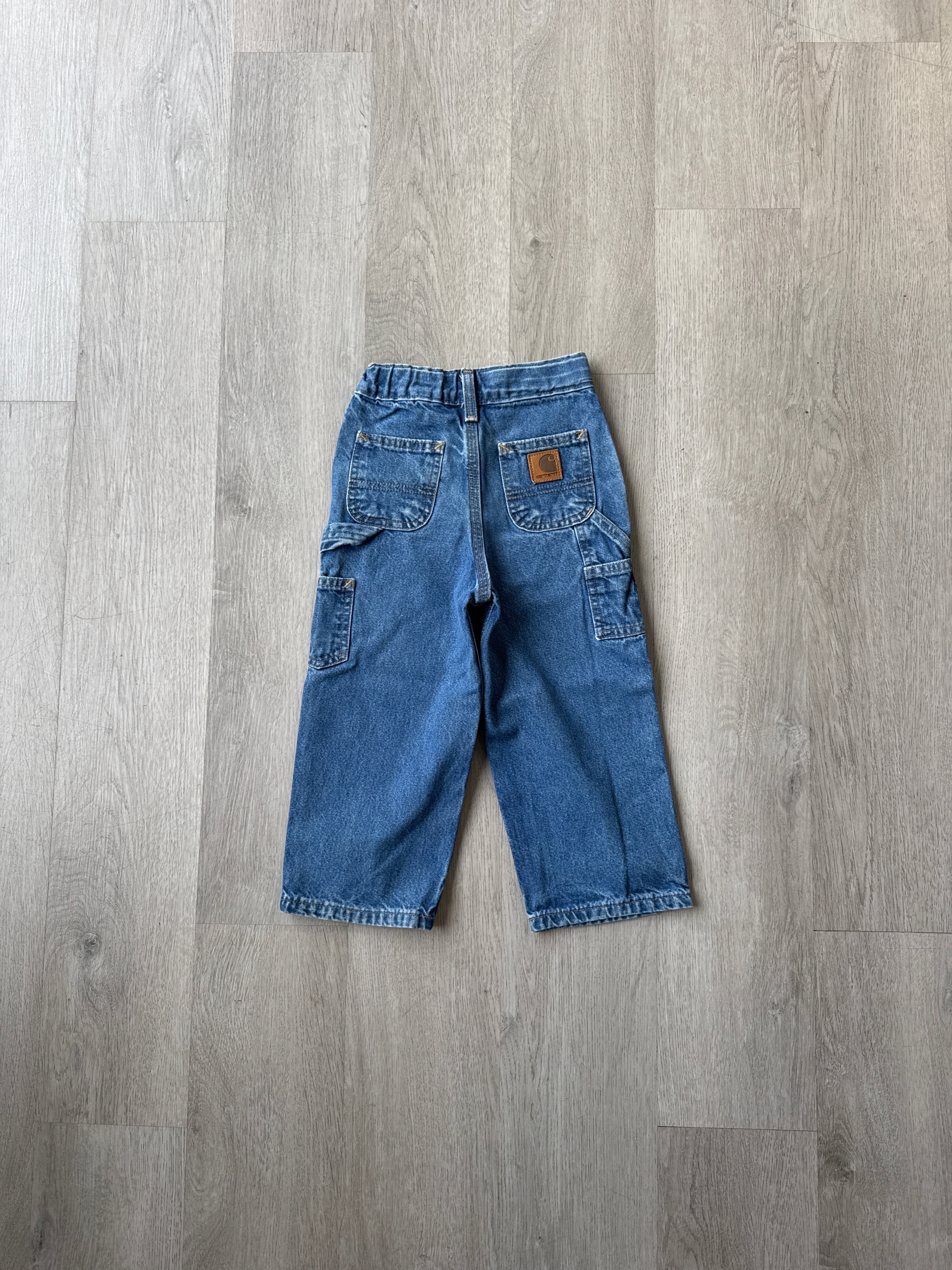 Carhartt Toddler Dungaree Fit Dark Washed Denim Jeans