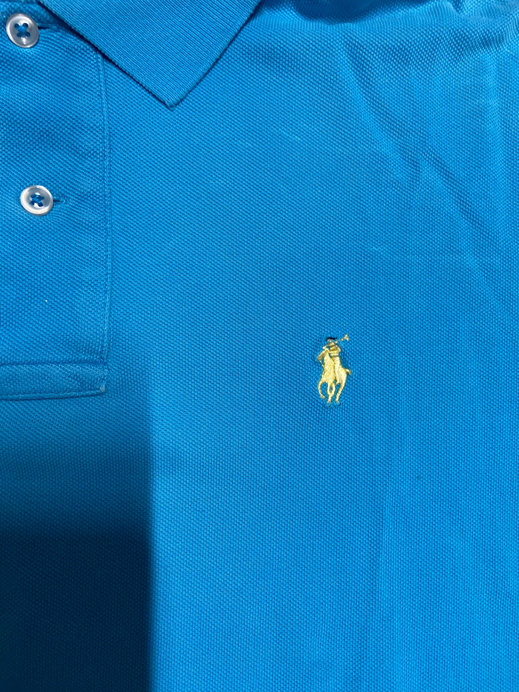 Polo By Ralph Lauren Light Blue Small Pony Collared Shirt