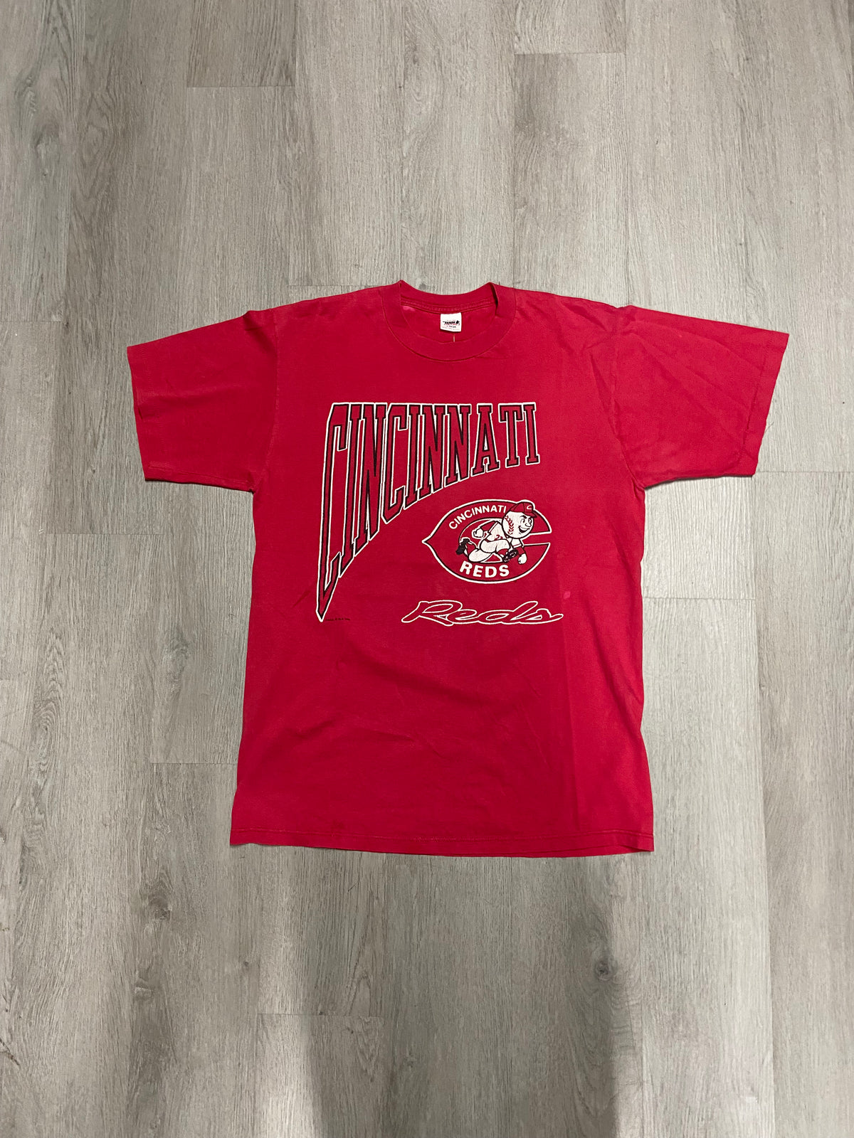 Vintage Cincinnati Reds Logo Tee