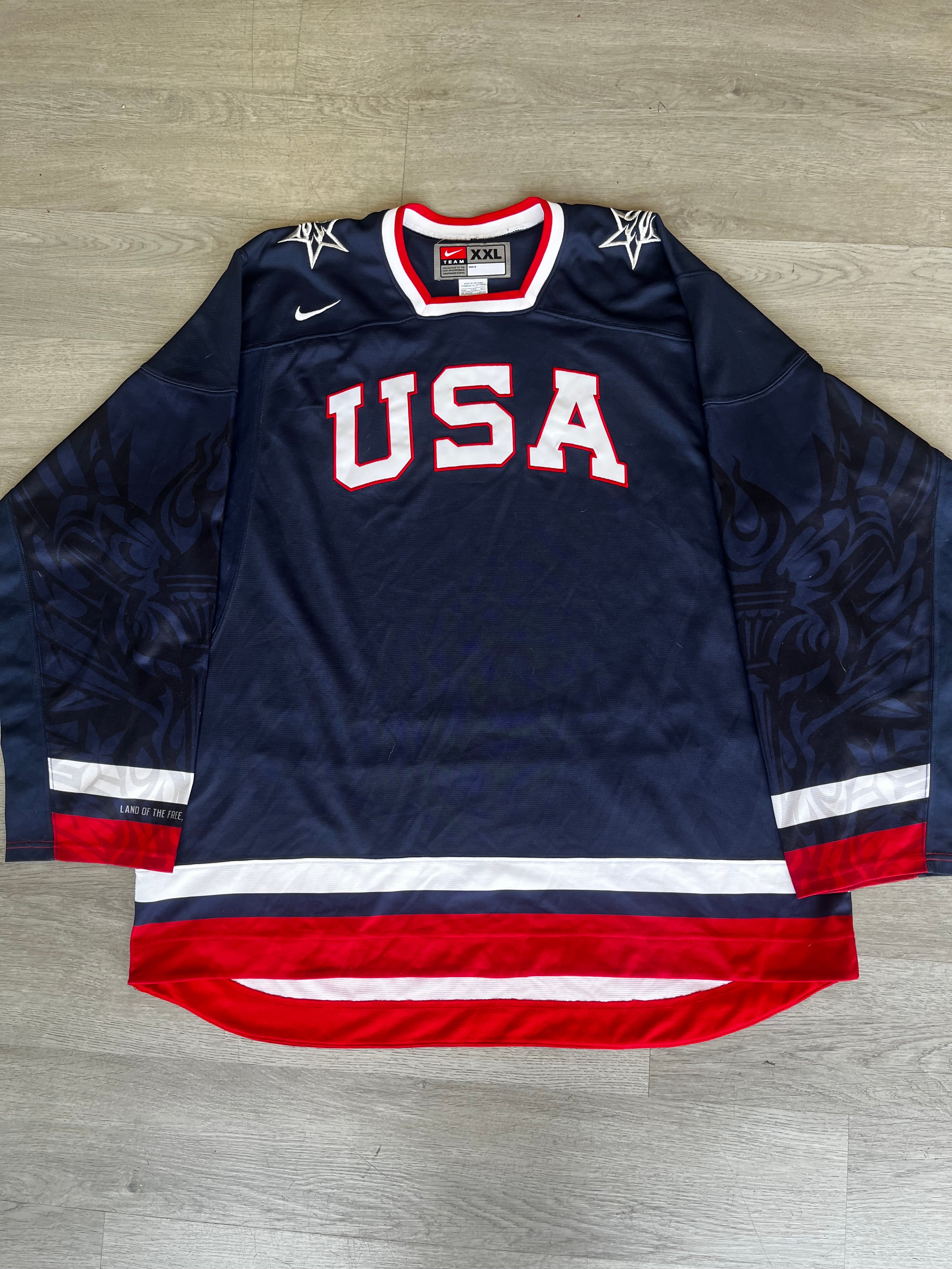 Men's Nike USA Hockey 2010 Vancouver Olympic Jersey