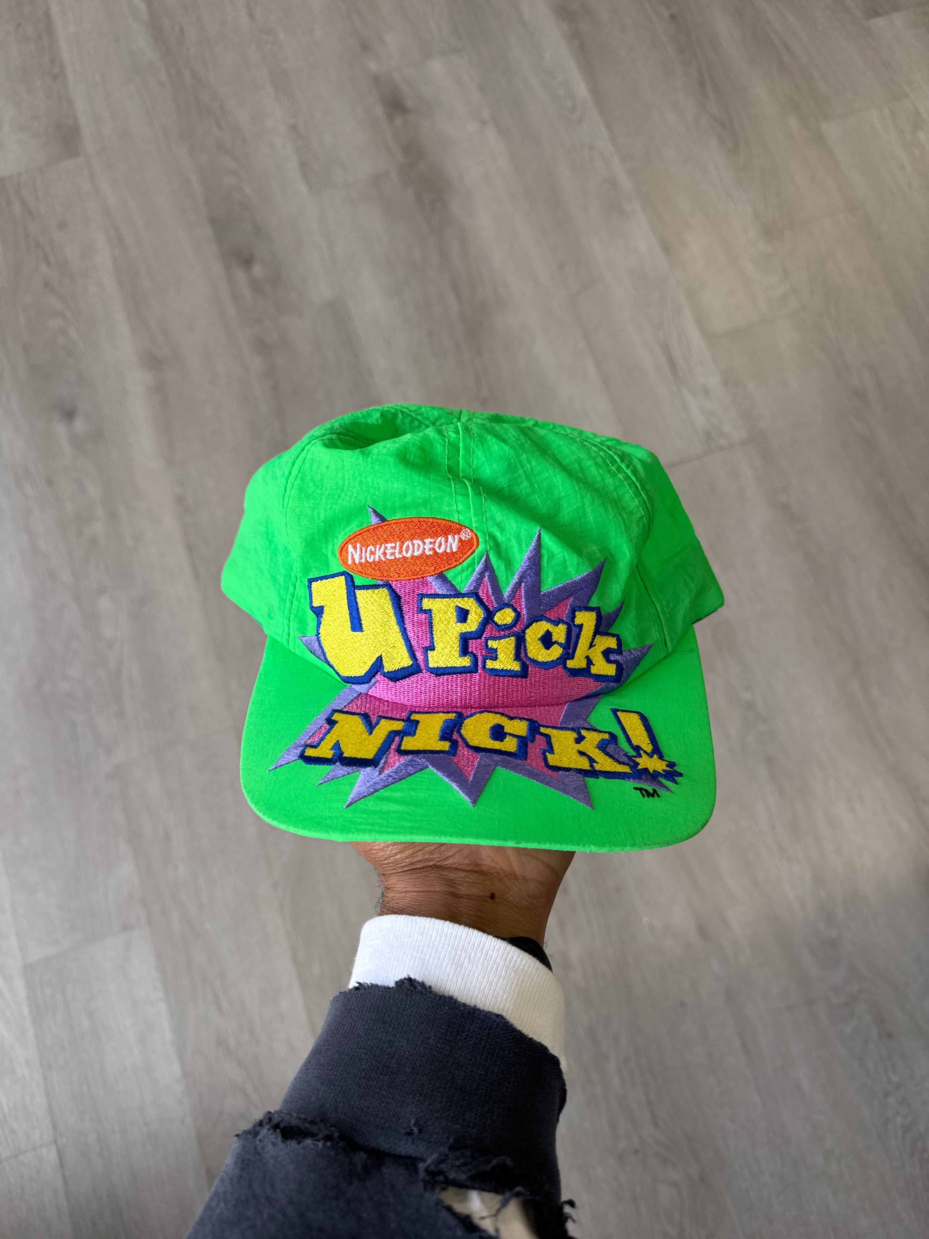 Vintage Nickelodeon U Pick Nick Dollywood Snapback Hat
