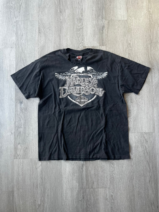 Harley Davidson Distressed Fresno, CA Tee