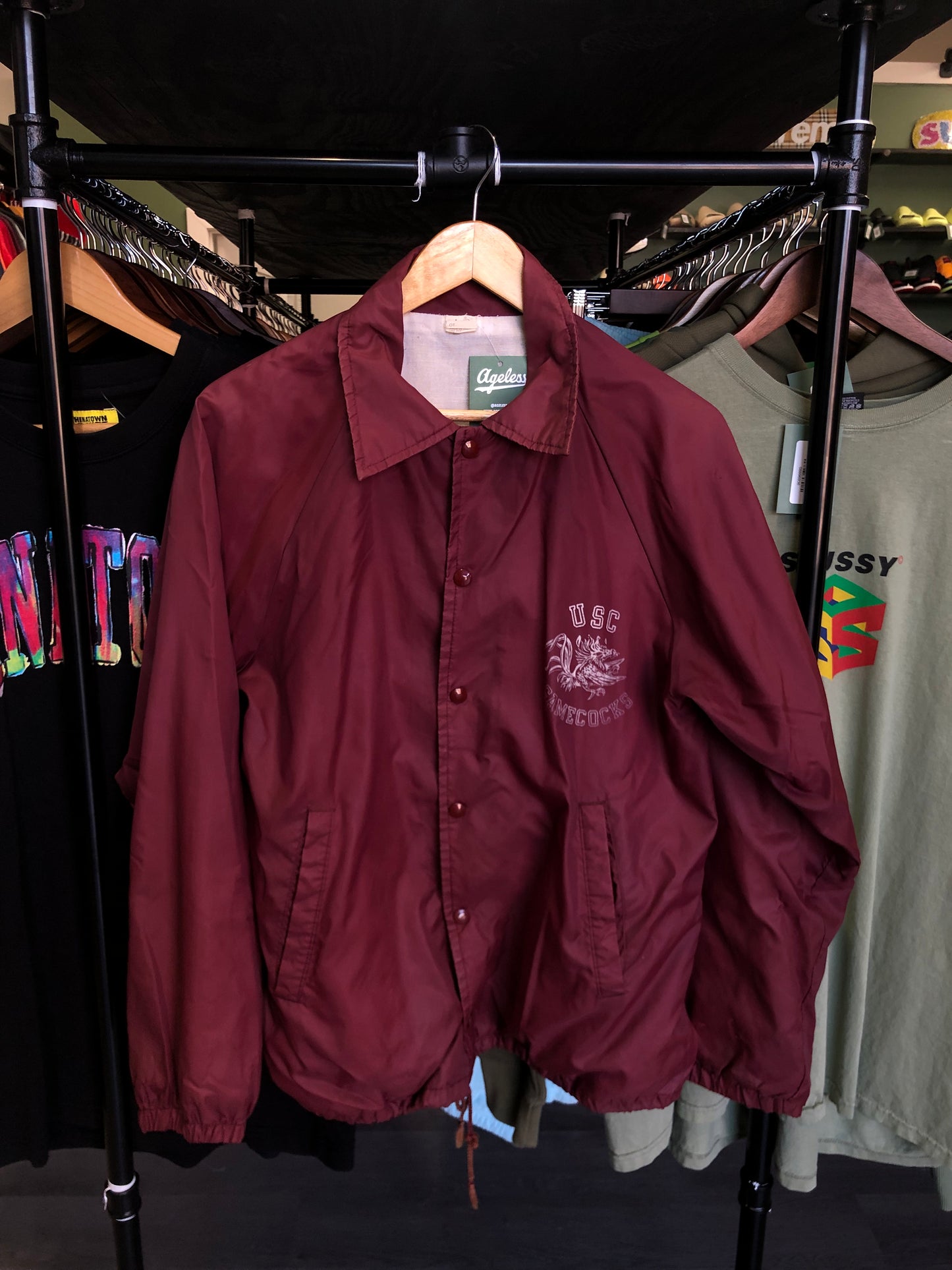 University of South Carolina Button-up Windbreaker