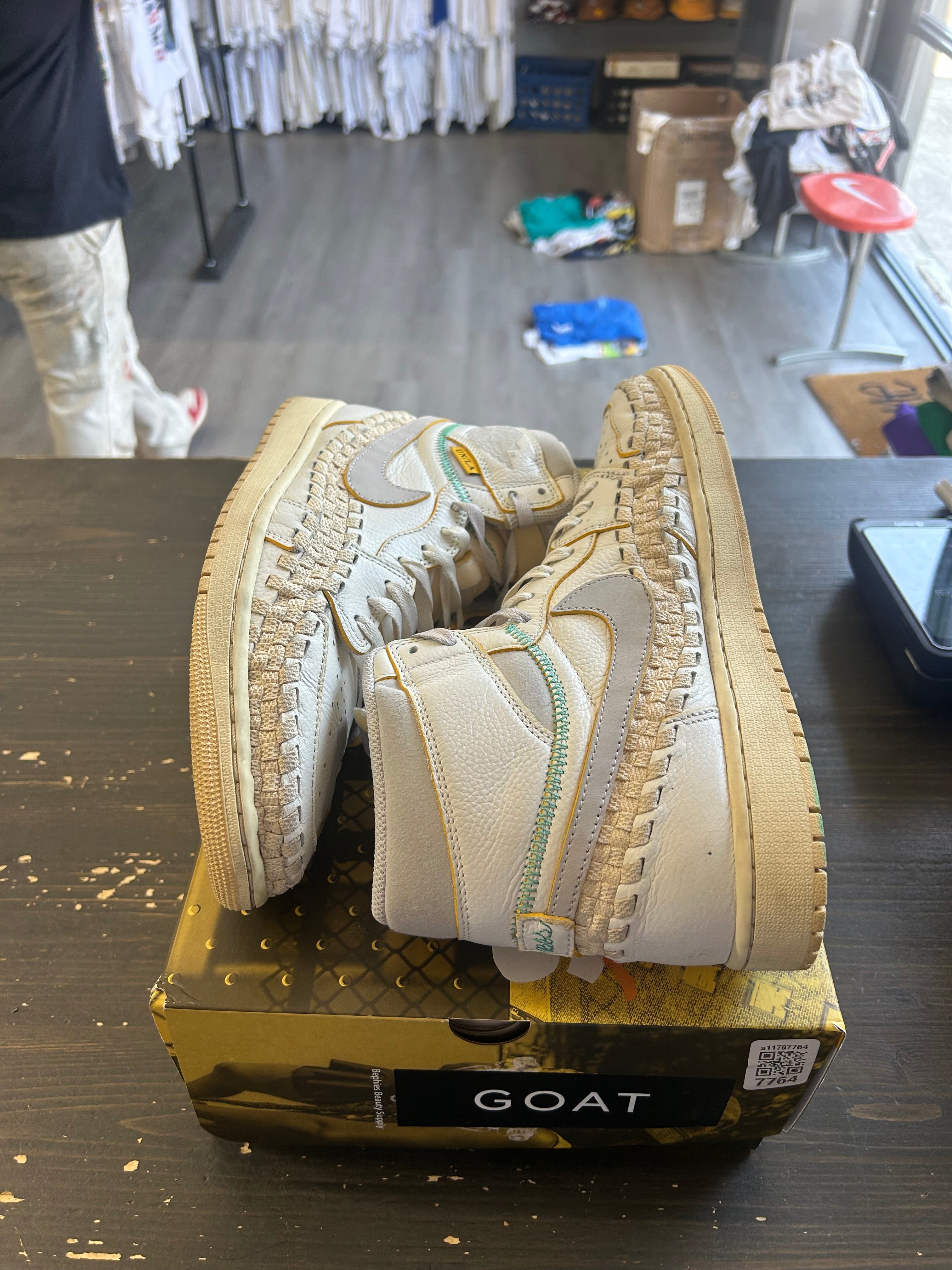 Pre-Owned Jordan 1 Retro High OG SP Union LA Bephies Beauty Supply Summer of '96