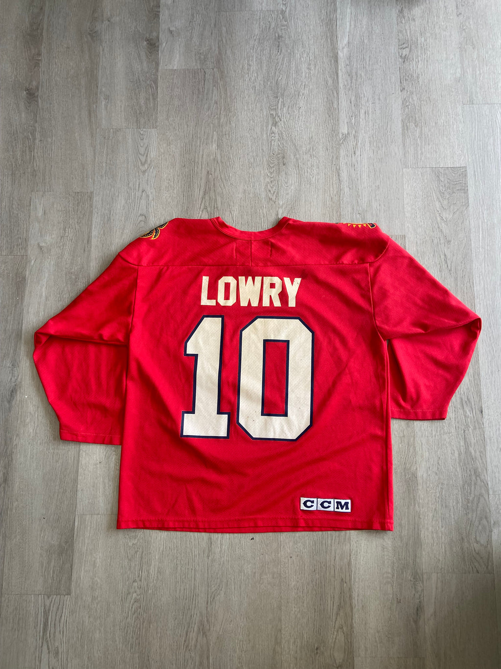 Vintage CCM Florida Panthers Lowry #10 NHL Jersey