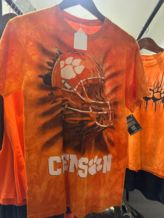 Clemson University Football Big Helmet Tee