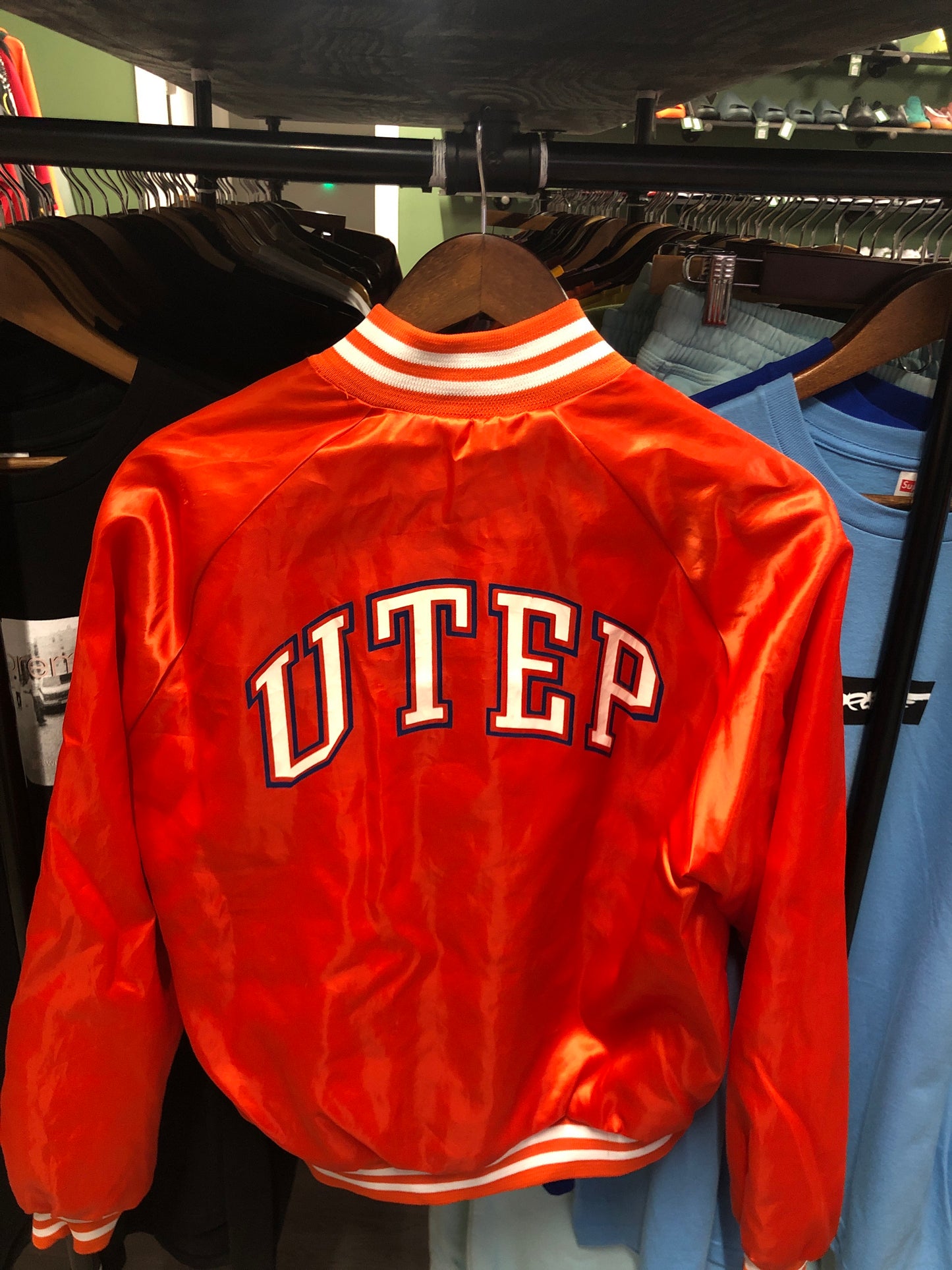 Vintage UTEP Miners Bomber