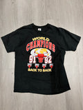Vintage 1992 Chicago Bulls Back to Back World Champions Tee