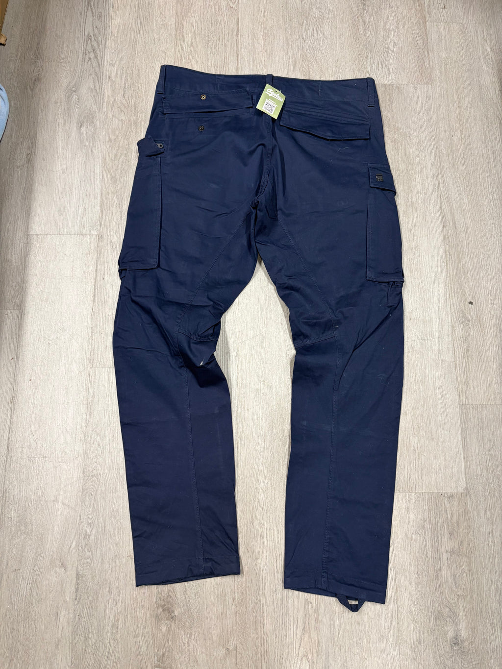 Y2K G Star Raw Blue Cargo Pants