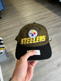Vintage Plaid Striped Pittsburgh Steelers SnapBack Hat