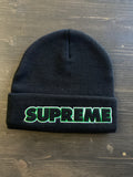 Supreme World Famous Black Beanie