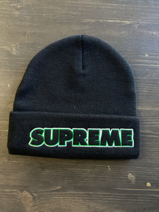 Supreme World Famous Black Beanie