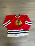 Vintage CCM Chicago Blackhawks Red Home Hockey Jersey