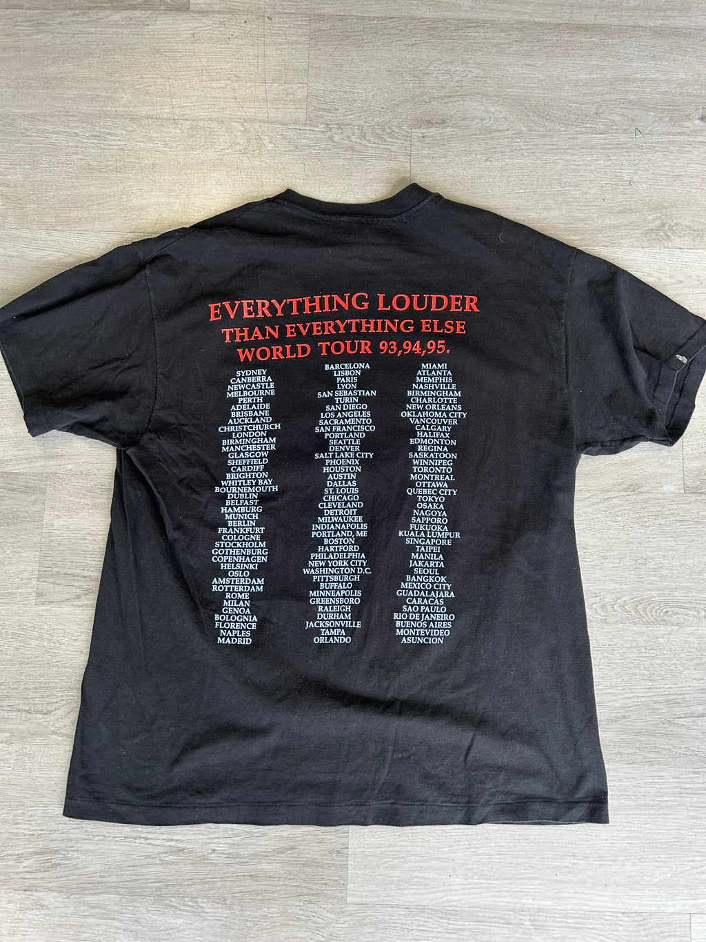 Vintage 1993 Meat Loaf Everything Louder Than Everything Else Tee