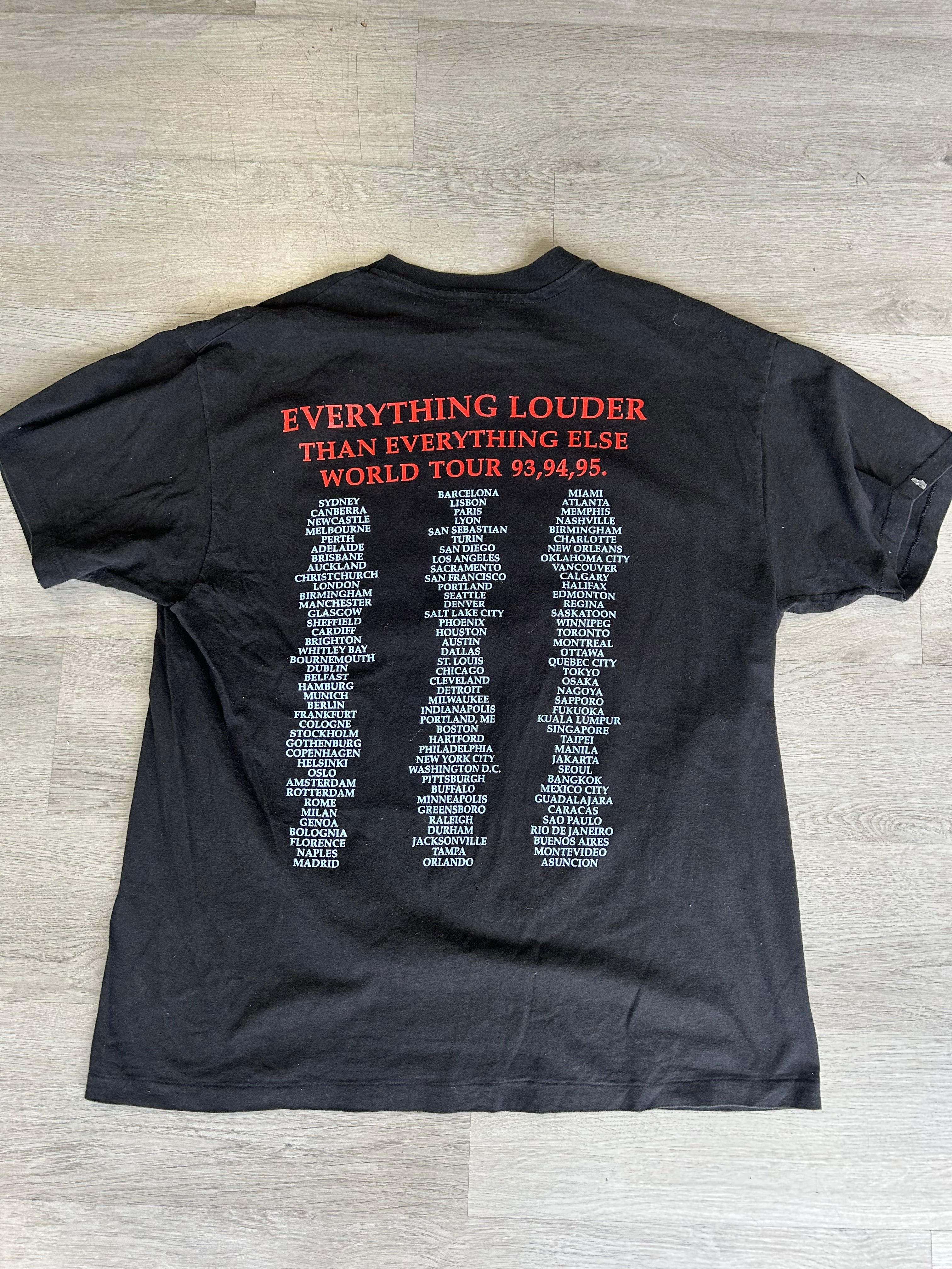 Vintage 1993 Meat Loaf Everything Louder Than Everything Else Tee
