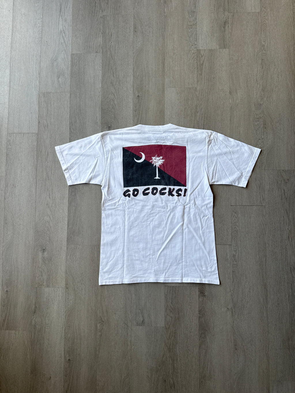 Vintage University Of South Carolina Gamecocks Go Cocks Tee