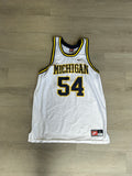 Vintage 1990s Nike University of Michigan Wolverines #54 Basketball Jersey