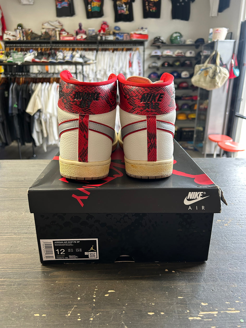 Pre-Owned Nike Jordan Air Ship PE SP Awake NY