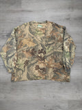 Vintage Camo Print Pocket Long Sleeve Tee